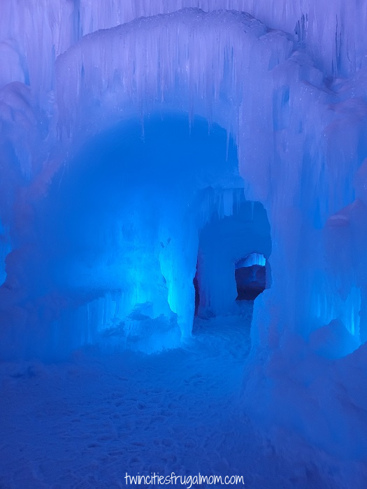 ice castles blue tunnels 2022