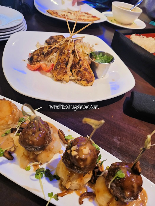 kona grill meatballs chicken satay