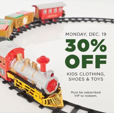 goodwill 30 percent toy sale