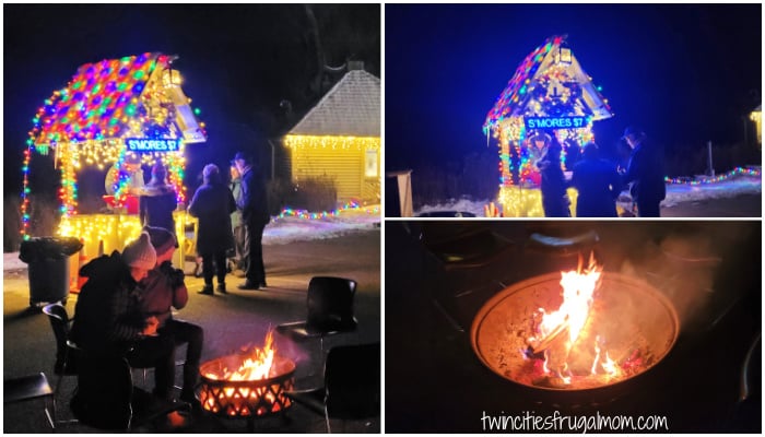 winter lights smores
