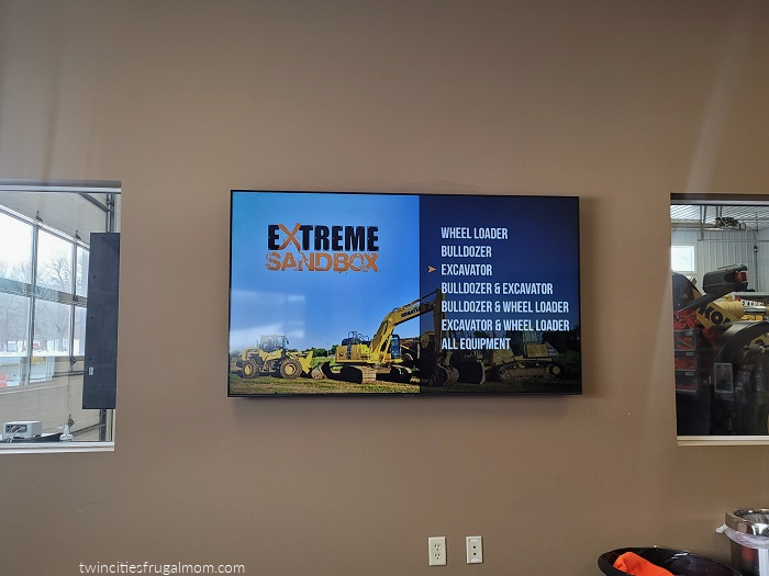 extreme sandbox tv menu