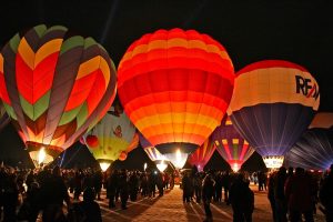 hudson hot air affair night