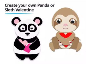 jcpenney sloth valentine