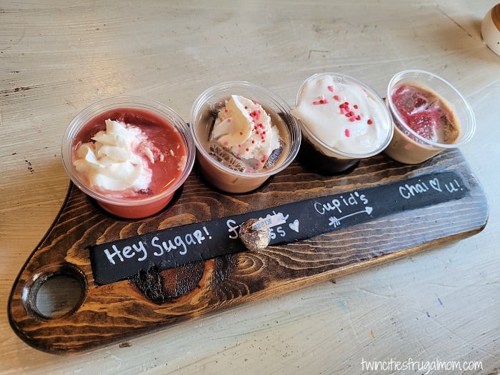 coffee flight froth cork