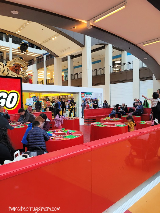 lego store mall of america tables