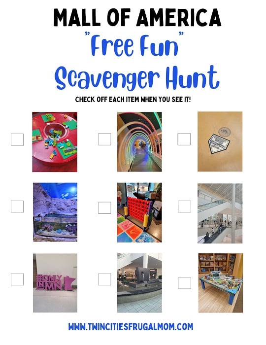 TCFM Mall of America Free Fun Scavenger Hunt Cover