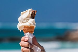 summer ice cream cone