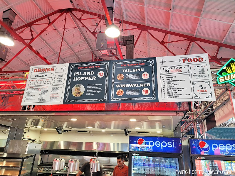 mn state fair hangar menu