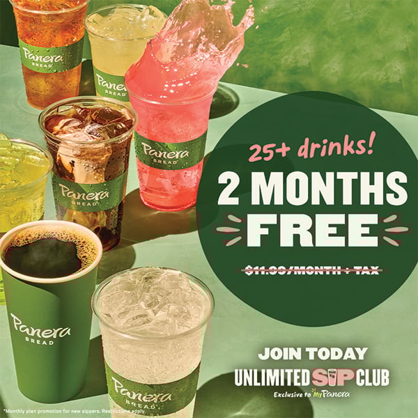panera 2 months free