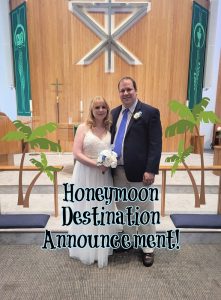 honeymoon destination announcement blog