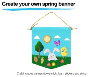 jcpenney spring banner kids craft