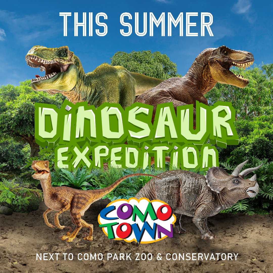 Como Town Dinosaur Expedition Ad