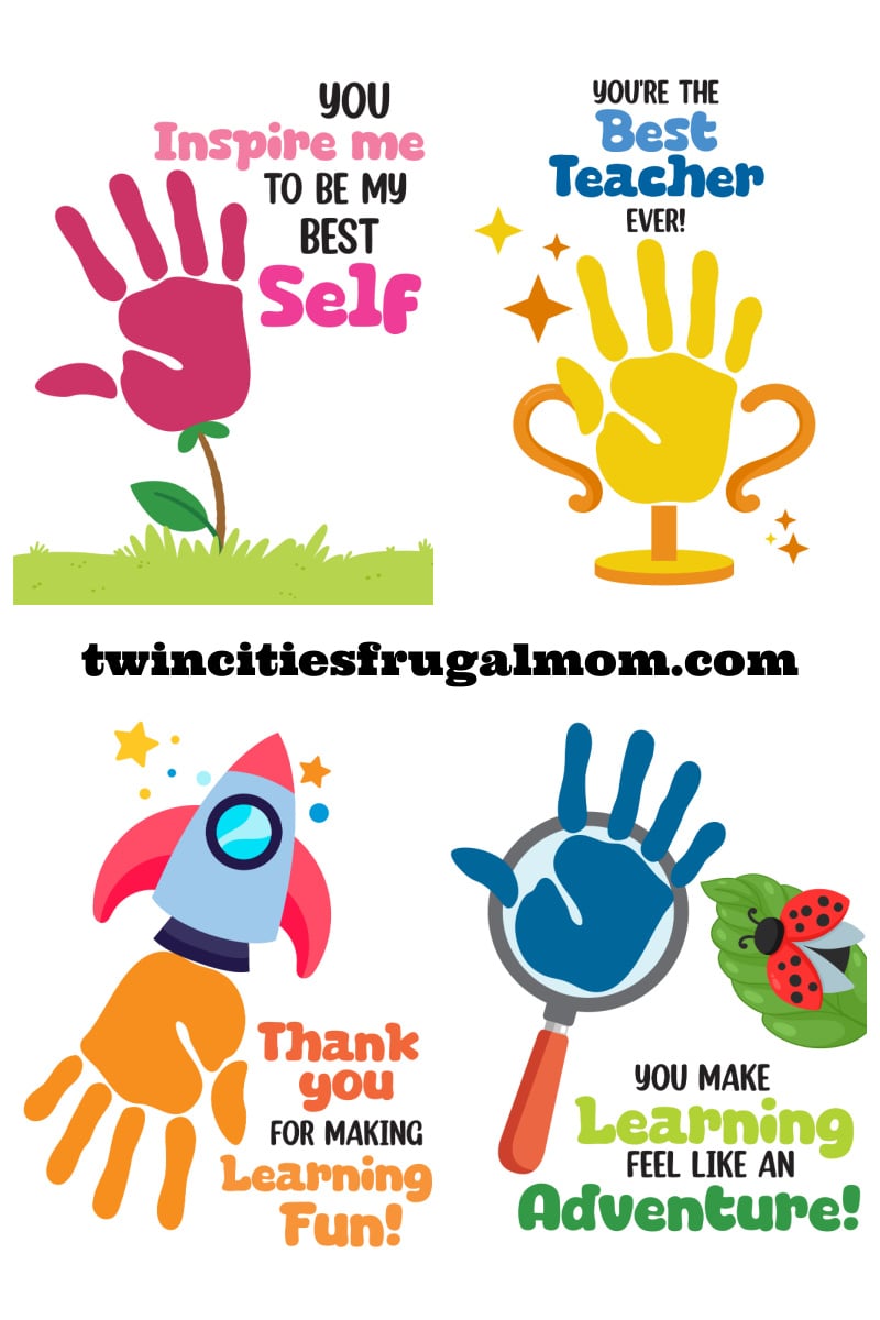 Teacher Handprint Craft Designs