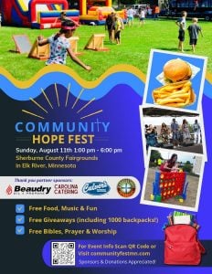 Community Hope Fest 2024 Flyer