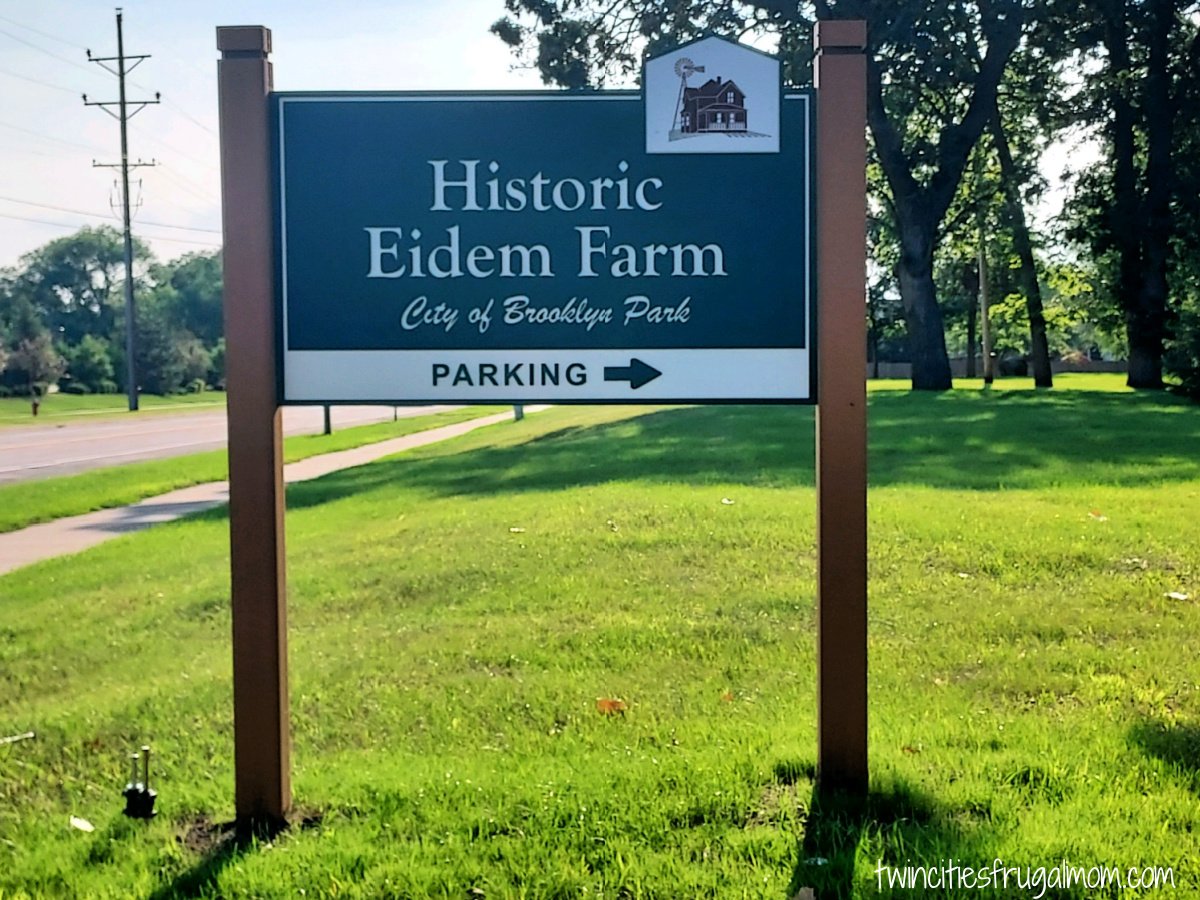 Eidem Farm Brooklyn Park Sign