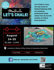 Monticello Lets Chalk 2024