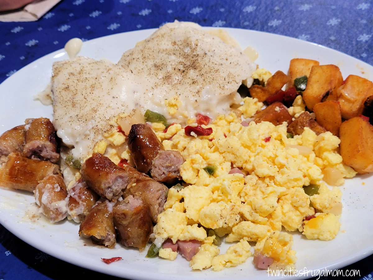 Blue Gate Garden Inn Breakfast Plate