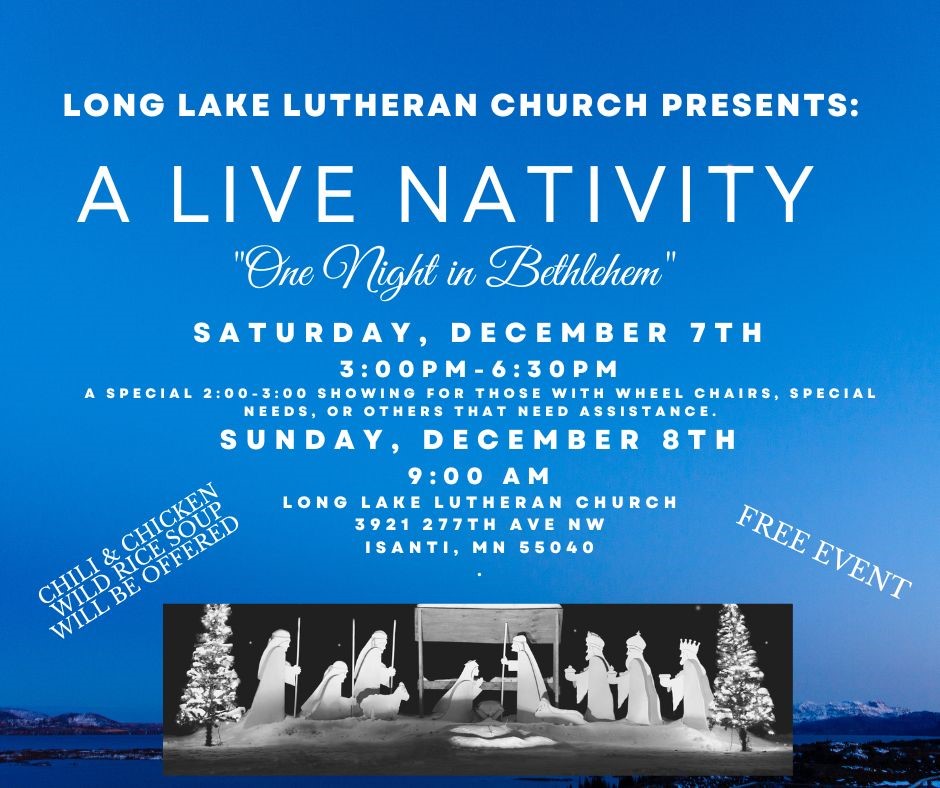 Long Lake Lutheran Church Presents: - 1