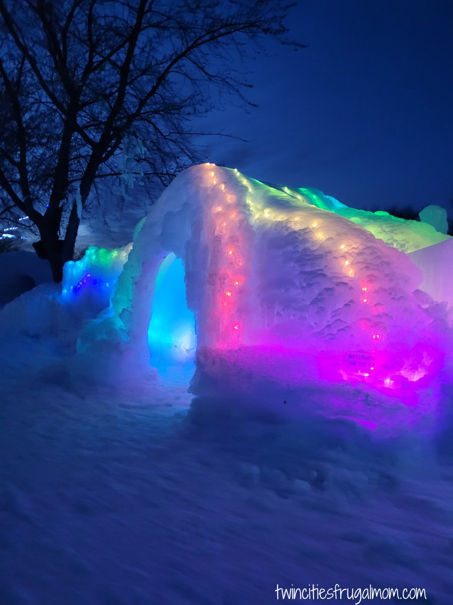 Ice Castles lights
