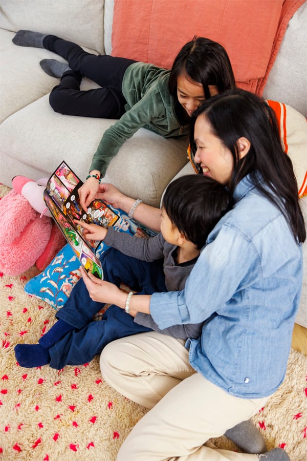 Lego Life Magazine family