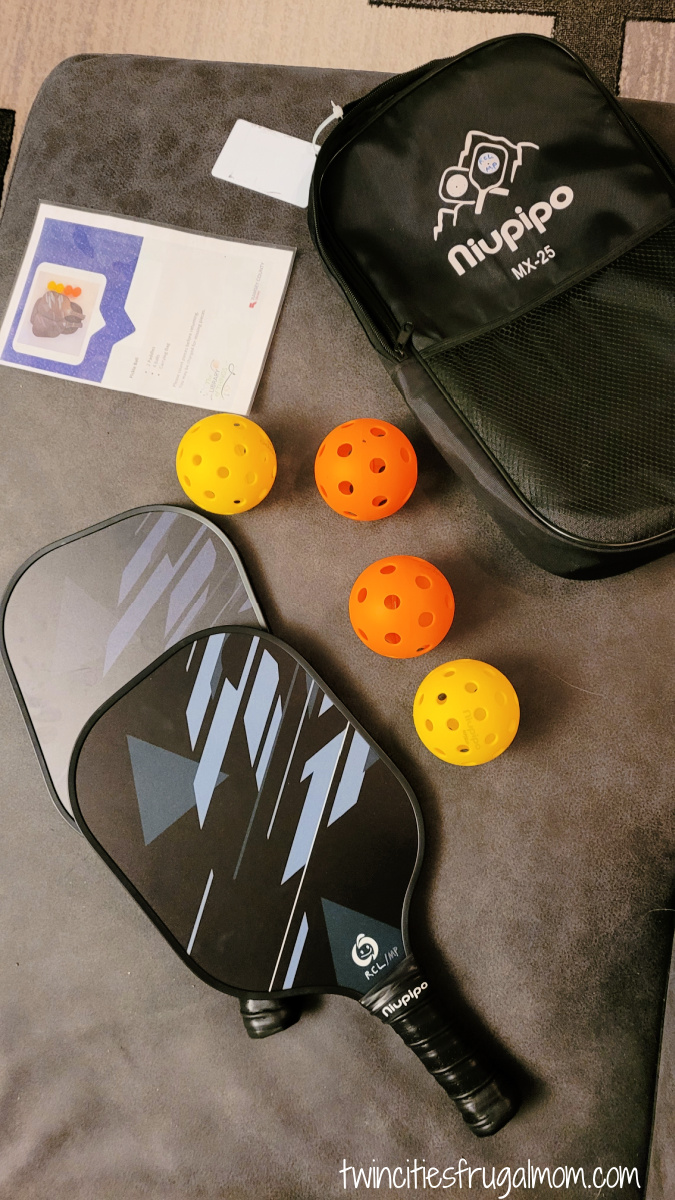Library pickleball selfie