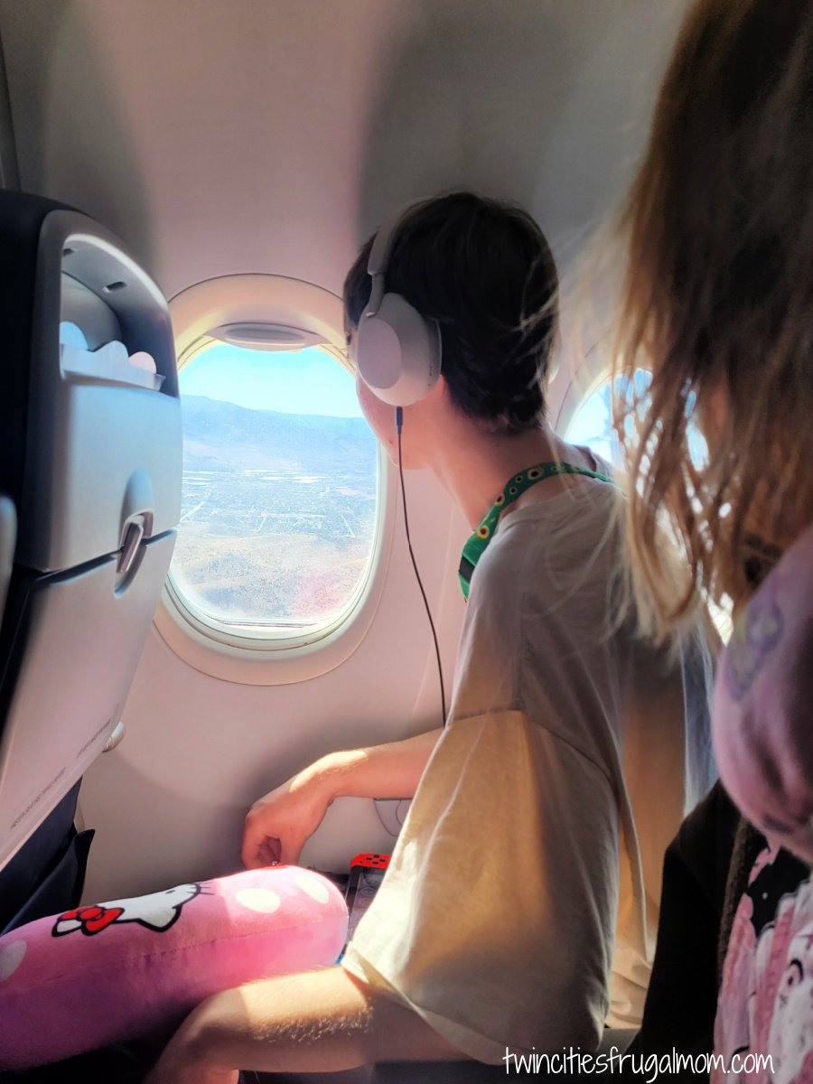 Flying over Nevada
