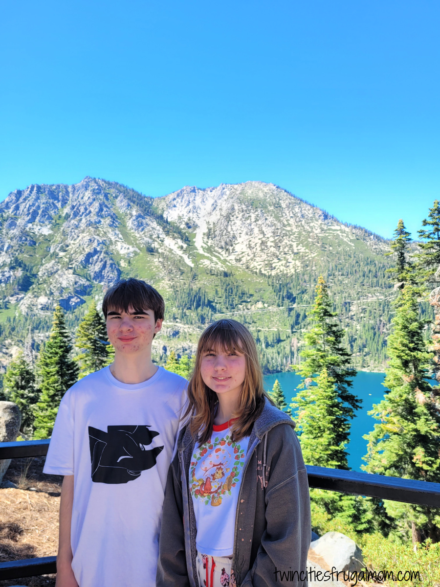 Lake Tahoe siblings