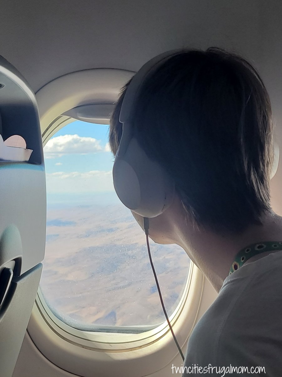 Looking out the window headphones