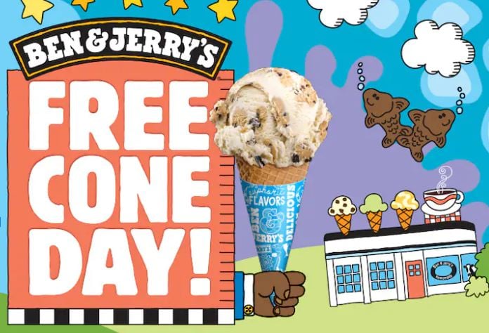 Ben Jerry free cone day