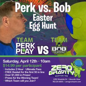 Zero Gravity Easter Egg Hunt