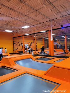 Big Air Trampoline Park trampolines