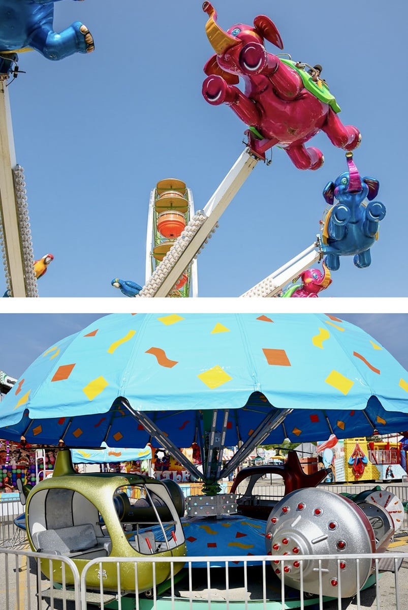 Jumbo flying elephant Minnesota State Fair