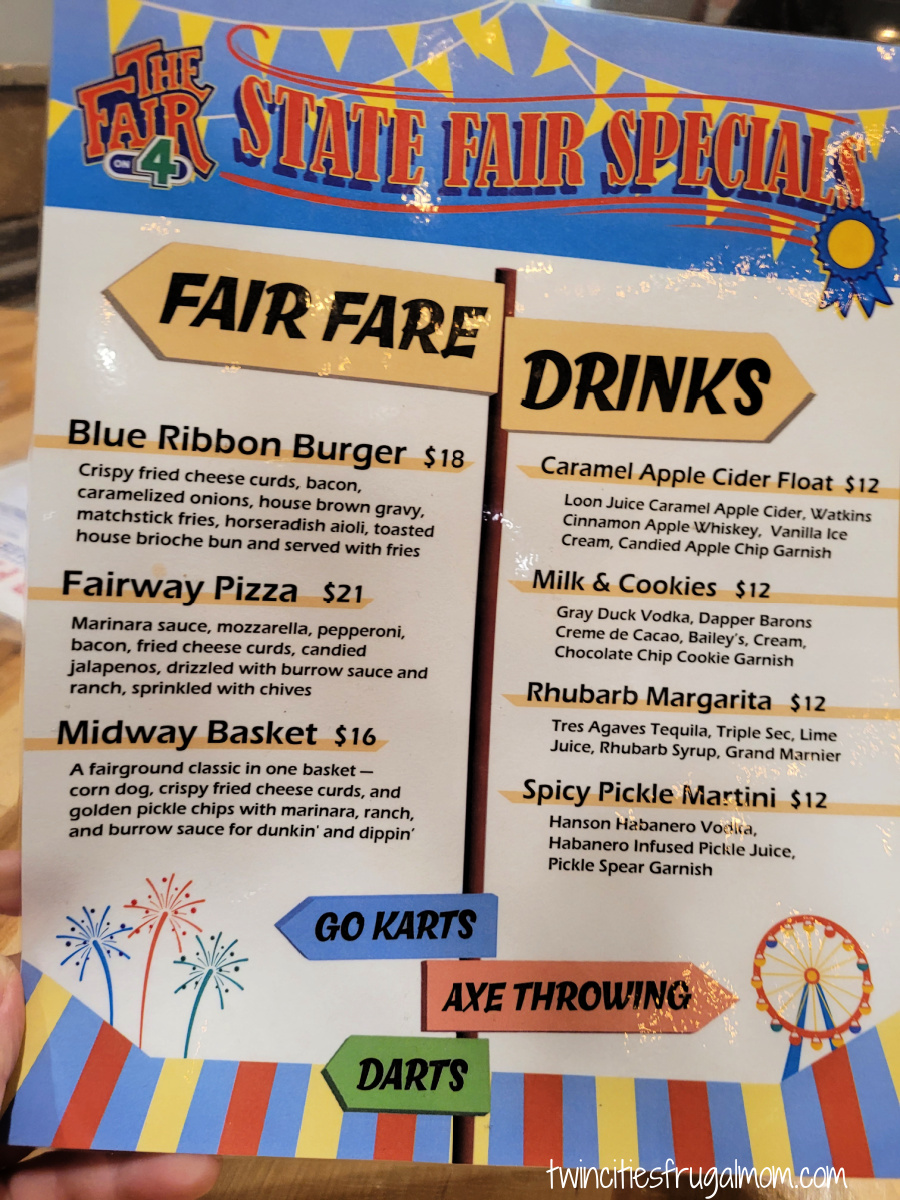 The Fair on 4 sign