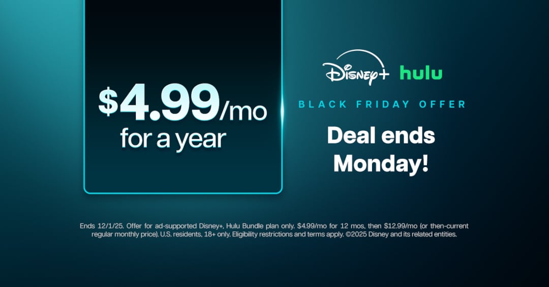 Disney Plus Black Friday 2025