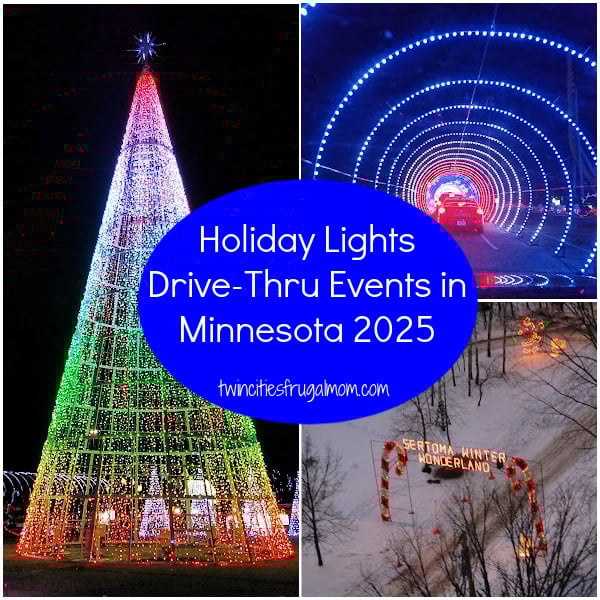 holiday lights drive thru events mn 2025