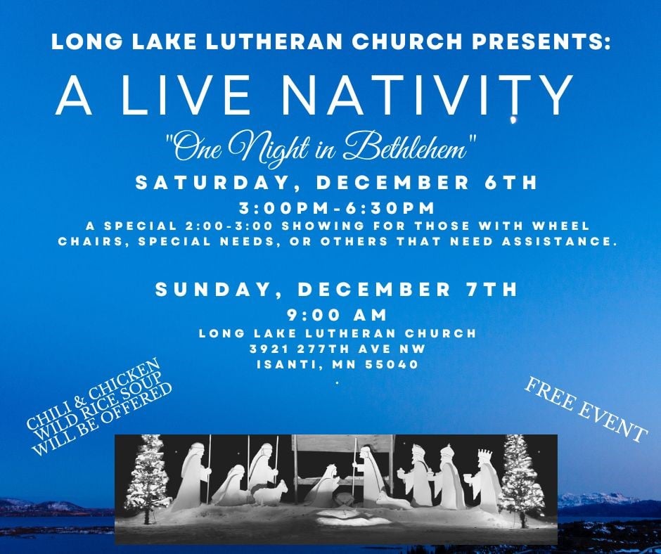 Long Lake Lutheran Church Presents: - 1