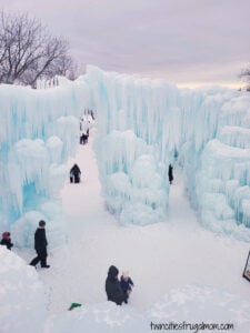 Ice Castles 2026 from above