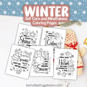 TCFM Winter Self Care Coloring Pages