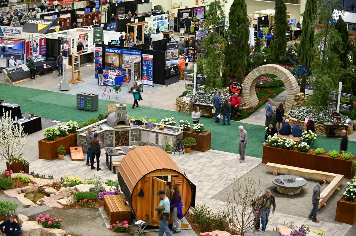 minneapolis home garden show aerial