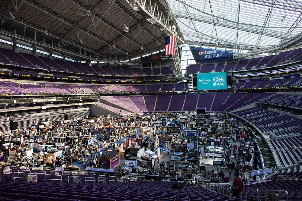 minneapolis home remodeling show aerial