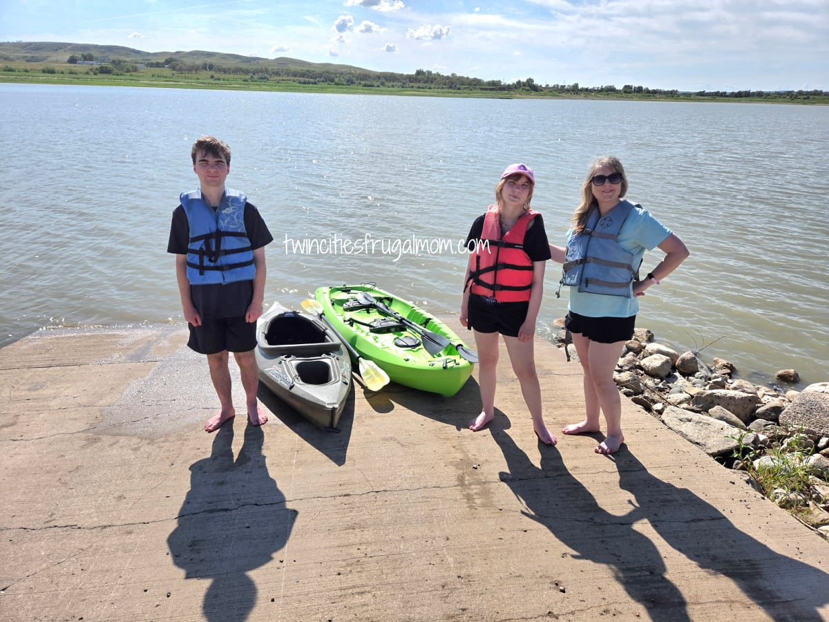 Lake Sakakawea kayaking