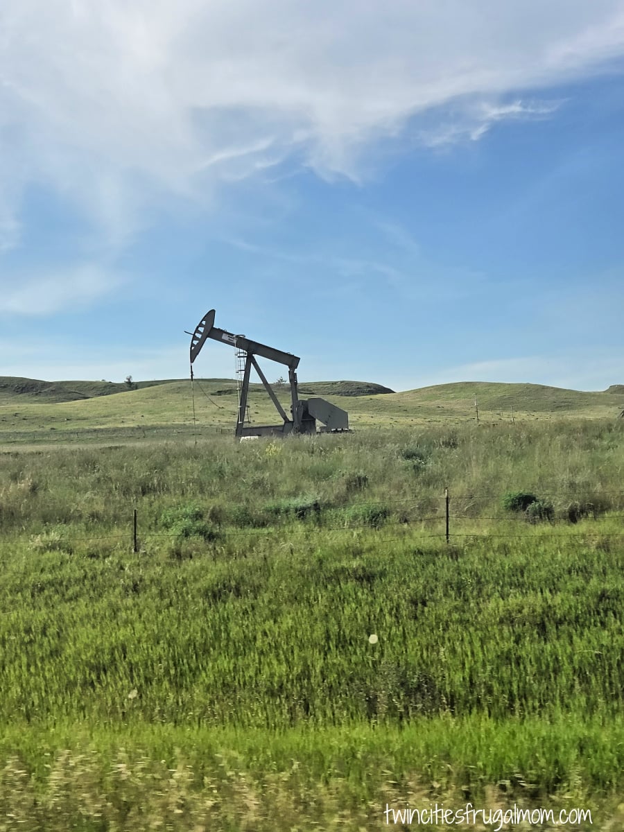 North Dakota oil well