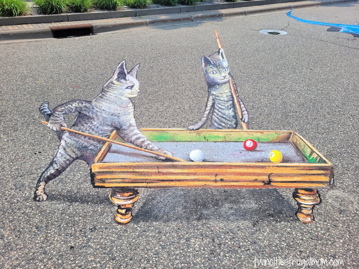 We Chalk Festival cats