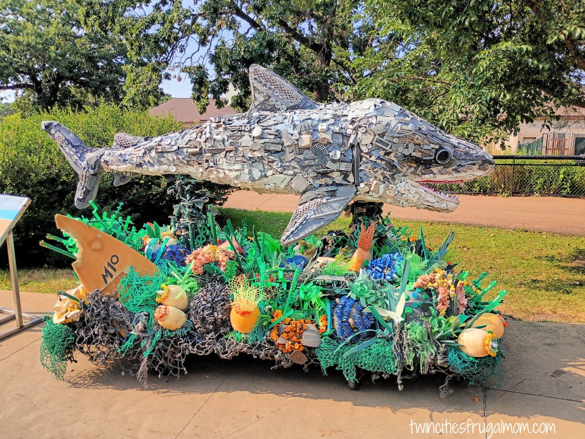 Como Zoo recycled shark