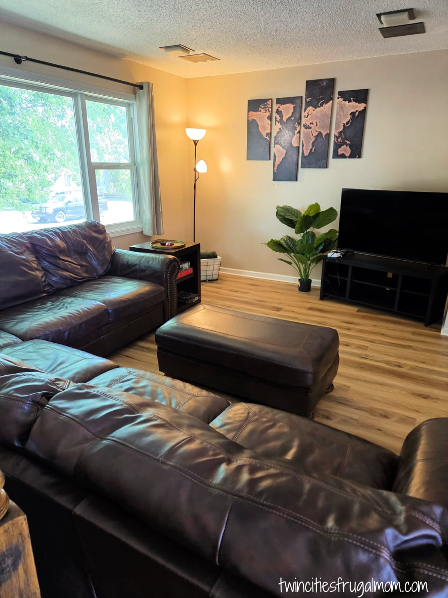 Dickinson airbnb livingroom