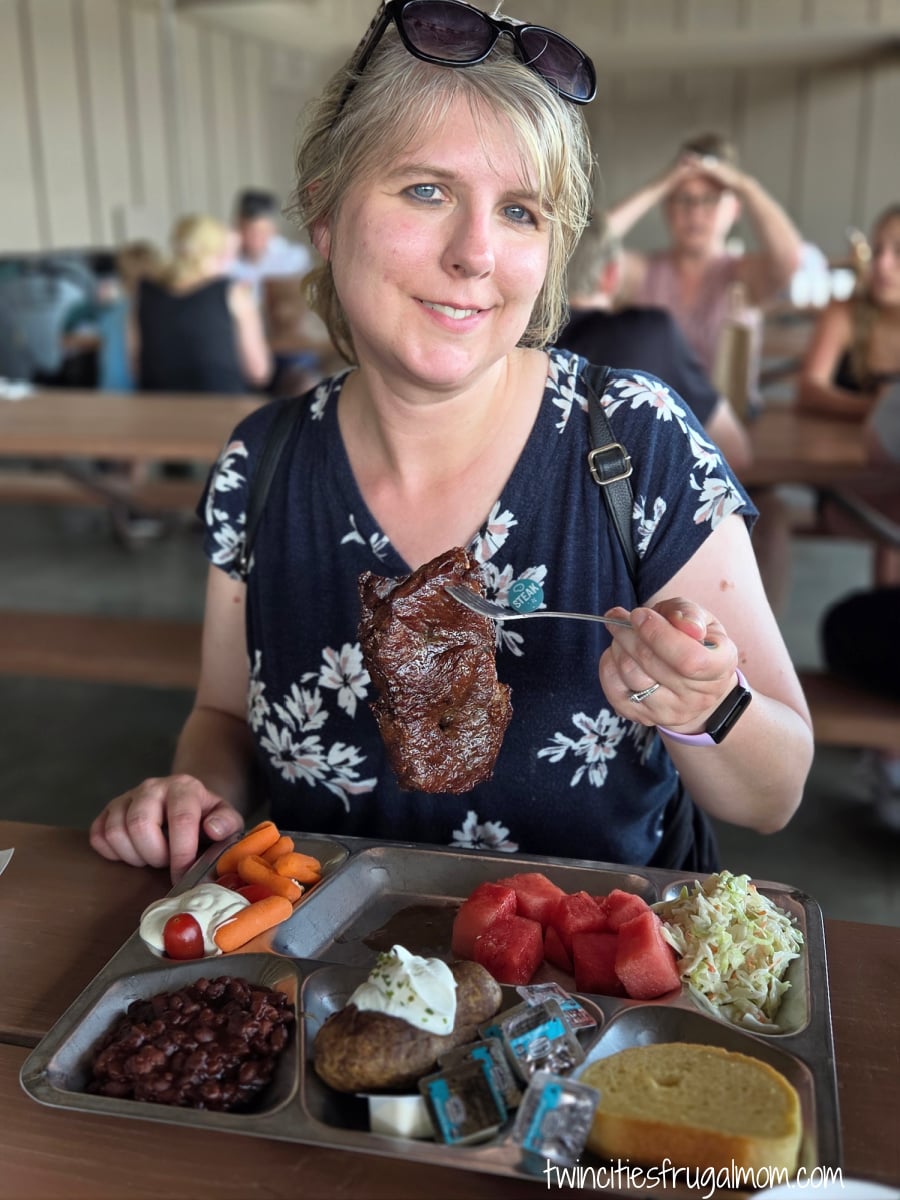 Pitchfork Steak Fondue dinner
