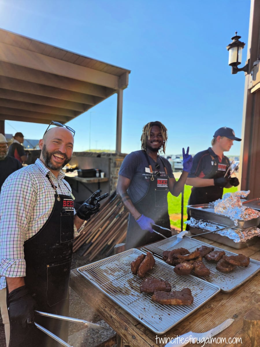 Pitchfork Steak servers