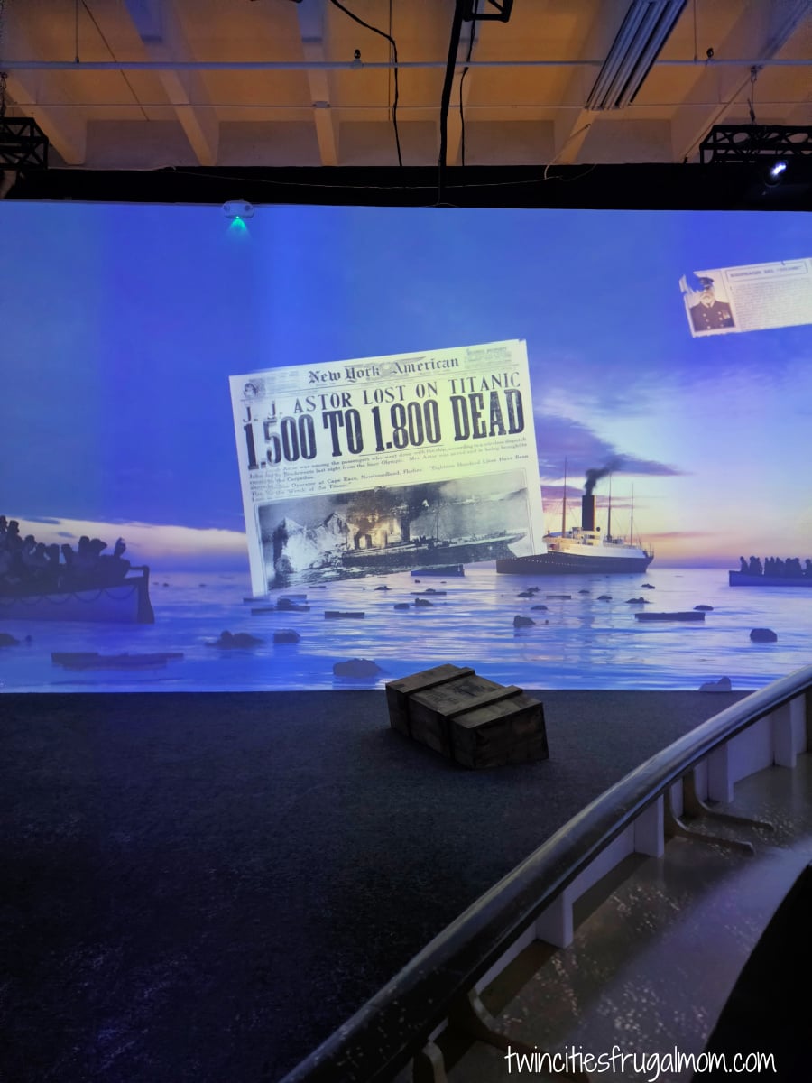 Titanic Immersive theater scene