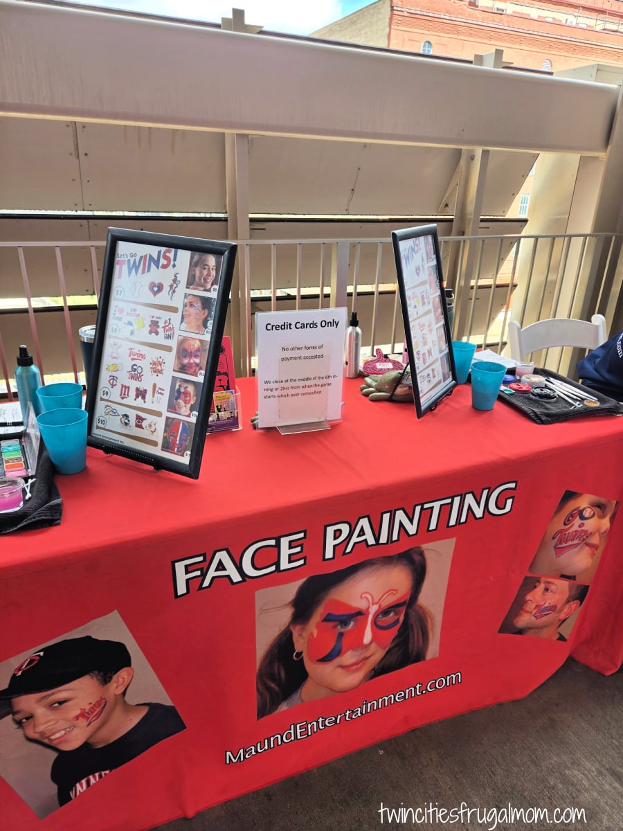 Twins face painting