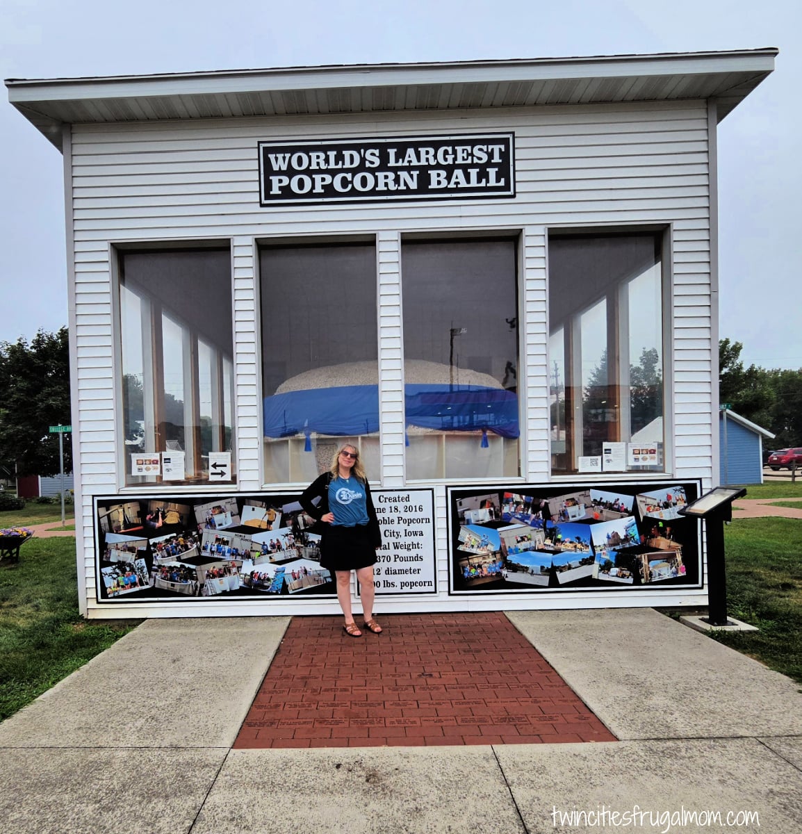 Worlds Largest Popcorn Ball Me